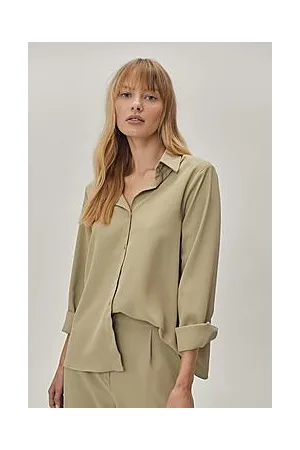 Boohoo Fluid Twill Co Ord Shirt