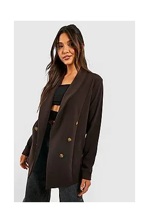 Boohoo Basic Jersey Tonal Relaxed Fit Blazer