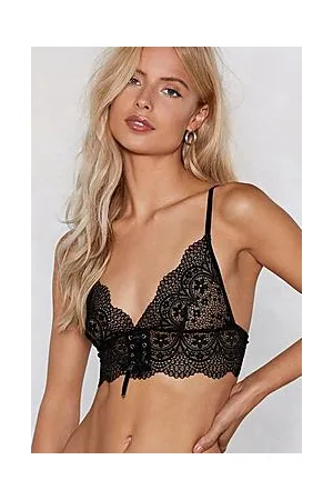 Boohoo Lace Do It Triangle Bralette