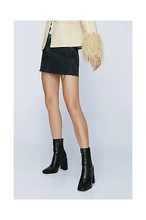 Boohoo Square Up Sock Boot