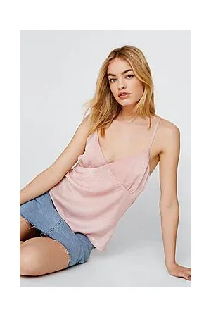 Boohoo Velvet Satin Strappy Cami Top