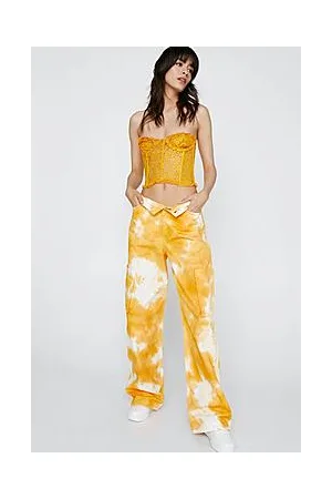 Boohoo Strapless Boned Lace Corset Top
