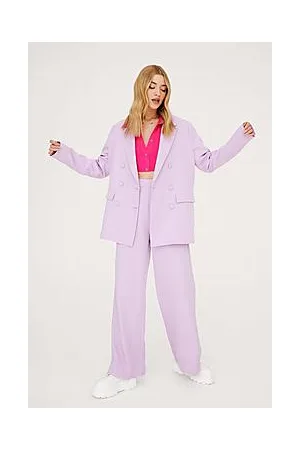 Boohoo High Waisted Wide Leg Tailored Pants