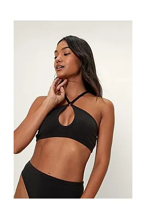 Boohoo Recycled Rib Keyhole Cutout Lingerie Set