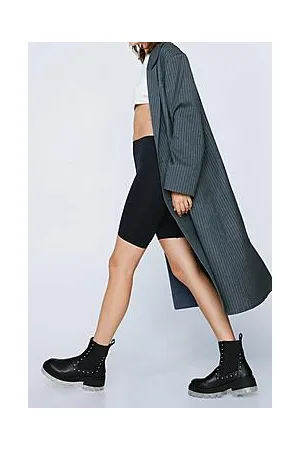 Boohoo Chunky Ice Sole Studded Chelsea Boots