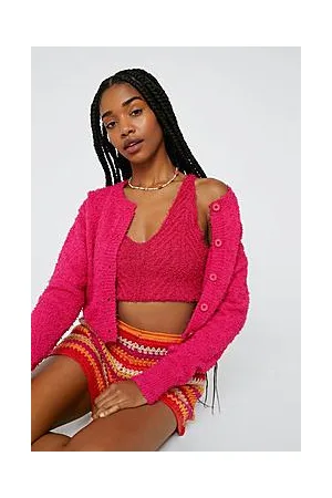 Boohoo Textured Knitted Bralet