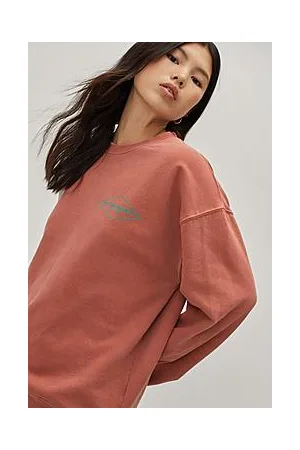 Boohoo Active Society Pocket Overdyed Sweatshirt