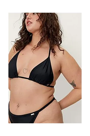 Boohoo Plus Size Recycled High Leg Bikini Bottoms