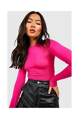 Boohoo Crew Neck Long Sleeve Bodysuit