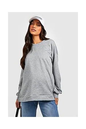 Boohoo Maternity Side Split Sweatshirt