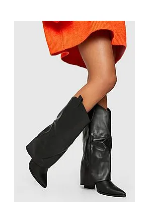 Boohoo Tab Detail Foldover Boots
