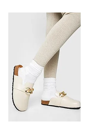 Boohoo Chain Detail Clogs