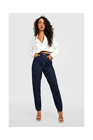 Boohoo Basics High Waisted Mom Jeans