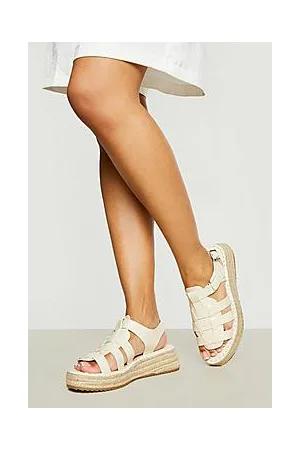 Boohoo Caged Detail Flatforms
