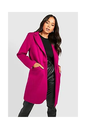 Boohoo Petite Premium Wool Look Tailored Coat