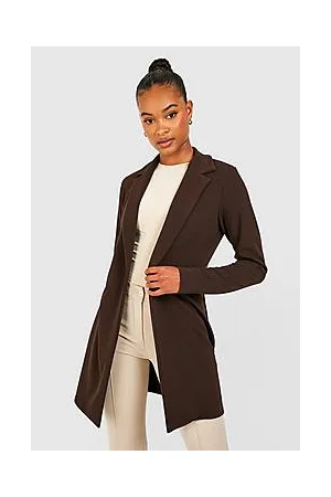 Boohoo Tall Basic Jersey Fitted Longline Blazer
