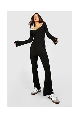 Boohoo Relaxed Rib Knitted Set