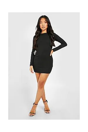Boohoo Petite Premium Tinsel Knitted Mini Dress