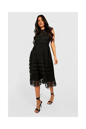 Boohoo Maternity Boutique Lace Skater Dress