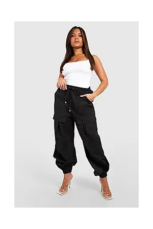 Boohoo Plus Woven Cargo Jogger Trouser