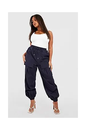 Boohoo Plus Woven Cargo Jogger Trouser
