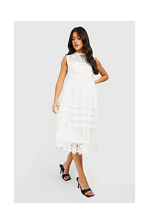 Boohoo Maternity Boutique Lace Skater Dress