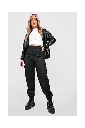 Boohoo Plus High Waisted Cargo Pocket Joggers