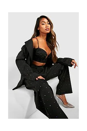 Boohoo Rainbow Studded Bralette