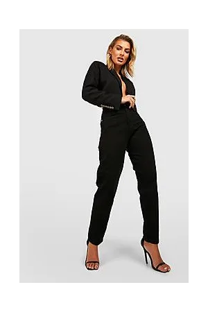 Boohoo Mid Waist Mom Jeans