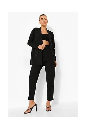 Boohoo Blazer & Self Fabric Trouser Suit Set