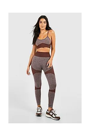 Boohoo Seamless Contrast Active Legging