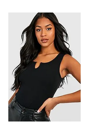Boohoo Tall Basic Notch Neck Sleeveless Bodysuit