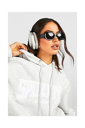 Boohoo Applique Slogan Oversized Hoodie