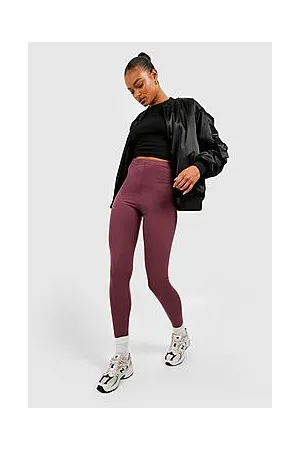 Boohoo Tall Basic Cotton Blend High Waisted Leggings