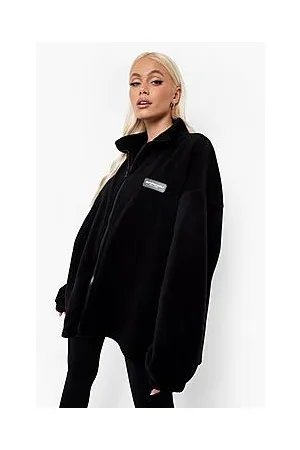 Boohoo Official Polar Fleece Zip Through Sweater