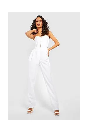 Boohoo Straight Leg Darted Trousers