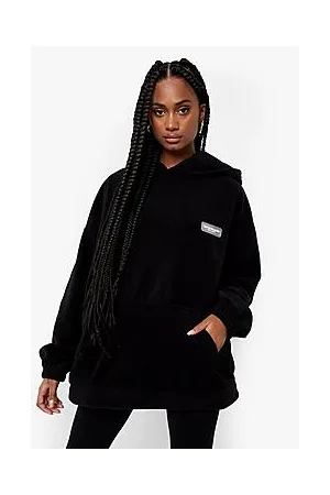 Boohoo Official Polar Fleece Oversized Hoodie