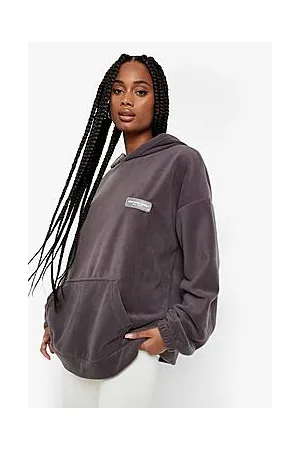 Boohoo Official Polar Fleece Oversized Hoodie