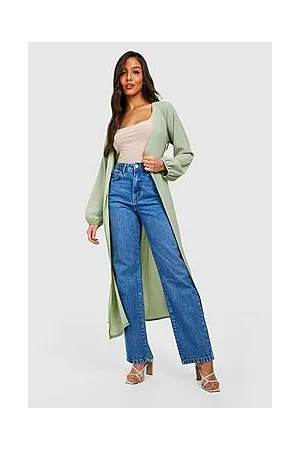 Boohoo Maxi Woven Belted Kimono