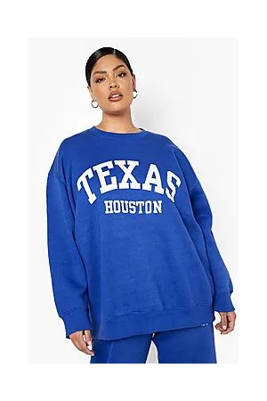 Boohoo Plus Texas Oversized Sweat