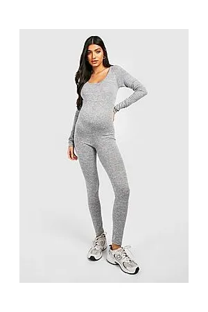 Boohoo Maternity Marl Knit Jumpsuit