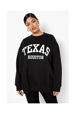 Boohoo Plus Texas Oversized Sweat