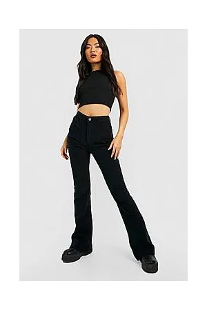 Boohoo High Rise Cord Flared Jeans