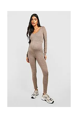 Boohoo Maternity Marl Knit Jumpsuit