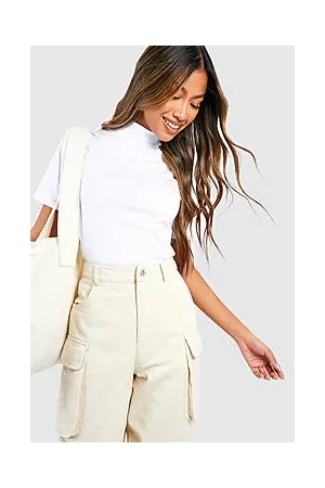 Boohoo Short Sleeved Roll Neck Top