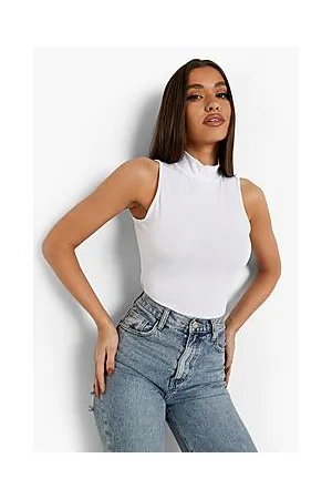 Boohoo High Neck Sleeveless Top