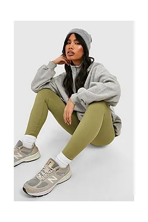Boohoo Structured Contour Rib Leggings