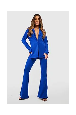 Boohoo Basic Jersey Flared Leg Trousers