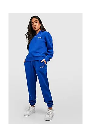 Boohoo Petite Dsgn Studio Half Zip Sweatshirt Tracksuit