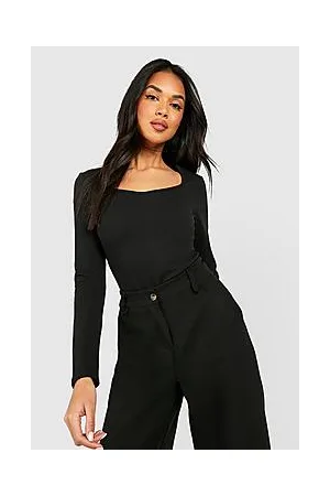 Boohoo Sweetheart Neck Crepe Bodysuit
